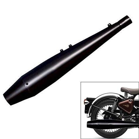 Buy Dhe Best Bike Reverse Cone Megaphone Silencer Exhaust Glasswool