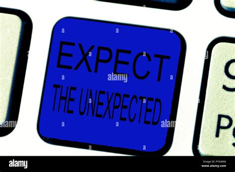 Expect The Unexpected High Resolution Stock Photography and Images - Alamy