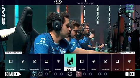 Schalke Vs Origen Pl Lec Spring Split W D P Cda