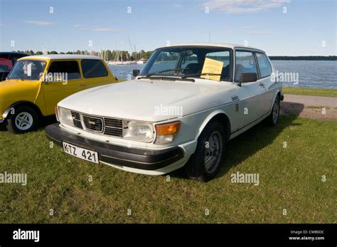 saab 99 turbo classic swedish car cars Stock Photo - Alamy