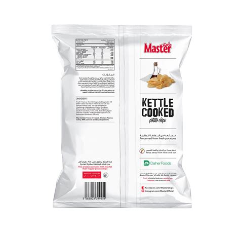 Master Kettle Cooked Potato Chips With Sea Salt And Vinegar Flavour 170 G Online At Best Price