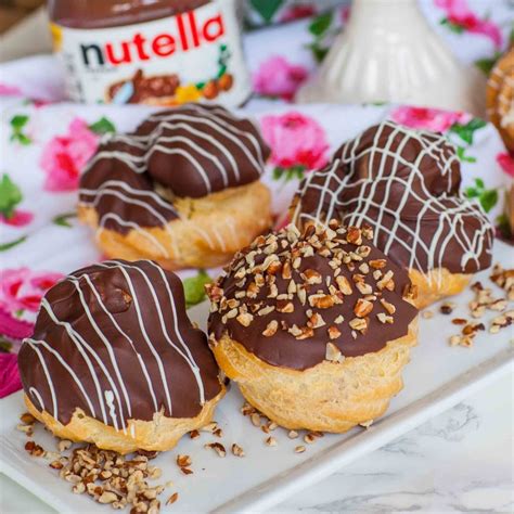 Nutella Cream Puffs Tatyanas Everyday Food