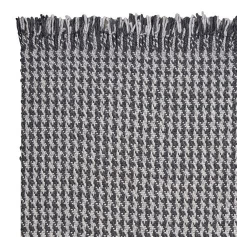 Maui Grey Houndstooth Area Rug By Kas Rugs