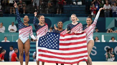 Team Usa Wins Gold In Womens Team Gymnastics Yardbarker