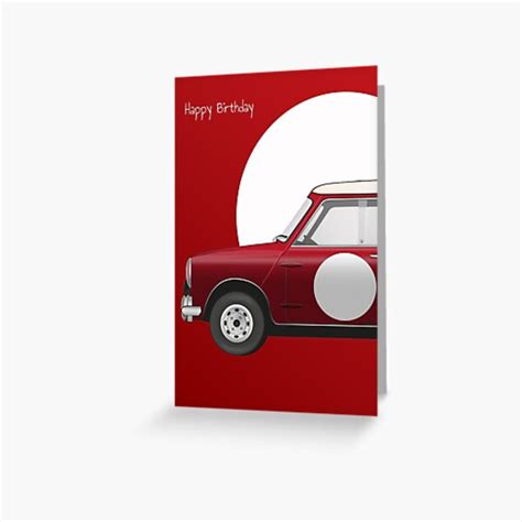 Mini Cooper S Works 1964 Greeting Card By Collibosher Redbubble