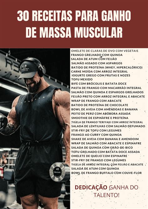 30 Receitas Para Ganhar Massa Muscular Kauã De Carvalho Miranda Hotmart