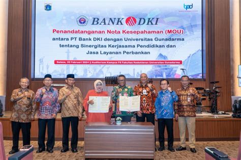 Kerjasama Bank Dki Dengan Universitas Gunadarma Neracabisnis