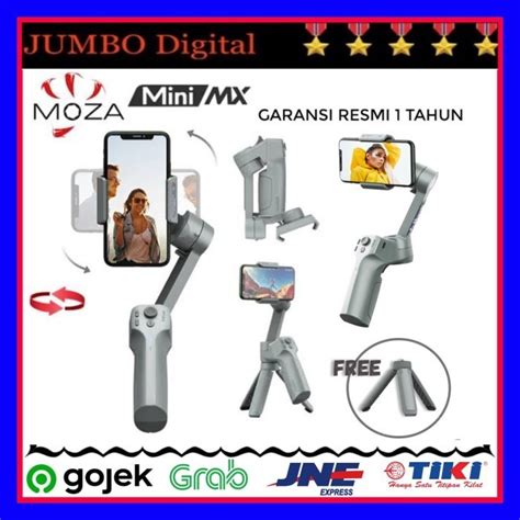 Jual Moza Mini Mx Gimbal Stabilizer Hp Smartphone Garansi Resmi Moza