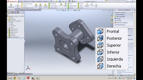 Cambiar Vista En Pieza Elaborada En Solidworks 2013 YouTube