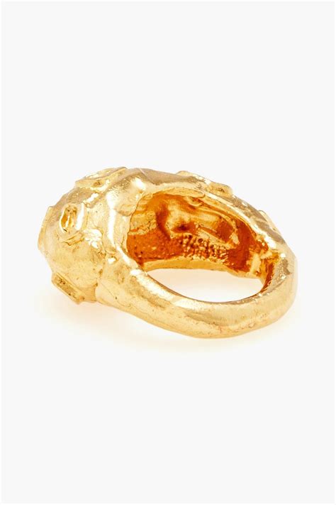 Alighieri 24 Karat Gold Plated Ring The Outnet