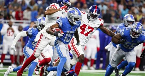 Winners Losers From Detroit Lions Preseason Win Over Giants