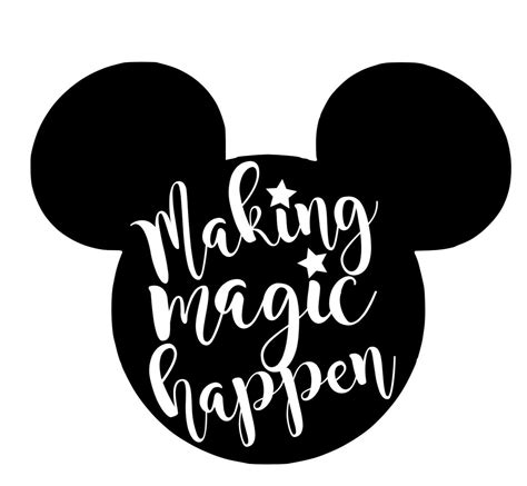 Disney SVG Making Magic Happen Svg File Disney Magic Svg Etsy