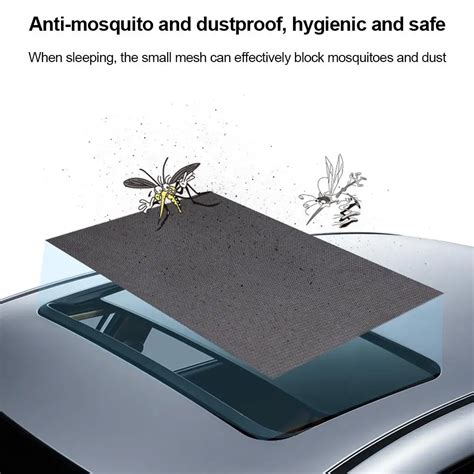 Car Sunroof Cover Magnetic Car Sunroof Foldable Sun Shade Roof Sunscreen Insulation Sun Visor Uv