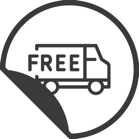 A Free Delivery Truck With The Word Free Written On It S Side In A Circle