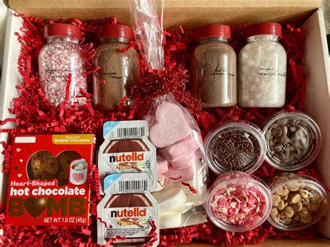 Hot Cocoa Set Hot Cocoa Bar Hot Chocolate Valentine S Day Valentine Valetine S Gift Etsy