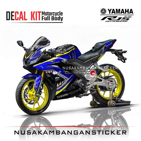 Sticker Decal Yamaha R15 V3 Full Body Decal Sticker Yamaha R15 V3