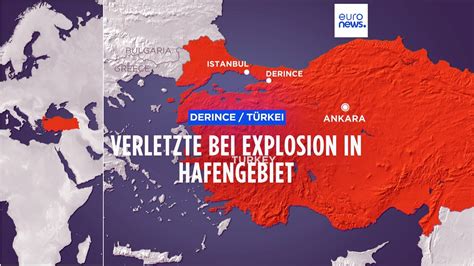 Mindestens 12 Verletzte bei Explosion in türkischem Hafen video