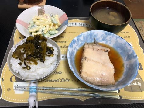 カレイの煮魚定食 アンクルハニーのきまぐれ日記