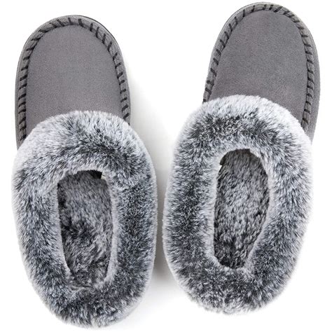 ULTRAIDEAS - Women's Cozy Memory Foam Moccasin Suede Slippers - Walmart ...