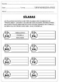 Nome De Lugar Com Três Sílabas - As palavras escritas com três sílabas são chamadas de "Trissílabas ...