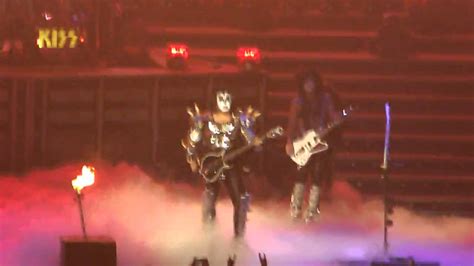 KISS Gene Simmons Breathing Fire 8 1 12 Louisville KY YouTube