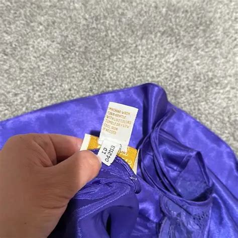 Victoria S Secret Vintage Gold Label Royal Purple Lace Teddy Lingerie Size Small From