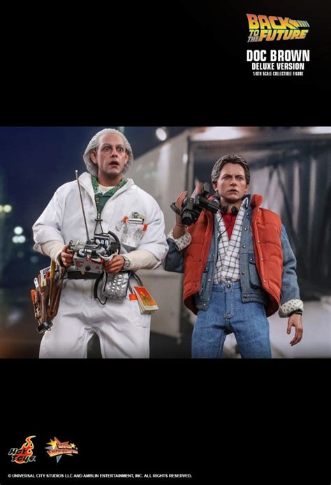 Doc Brown aus dem aus dem Film Zurück in Zukunft von Hot Toys MMS610