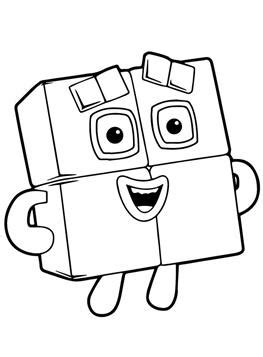 Kids-n-fun.com | 25 coloring pages of Numberblocks