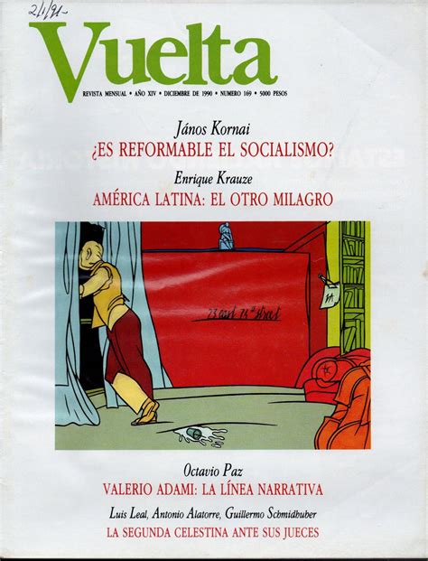 Revista Vuelta Nro By Octavio Paz Director Muy Bien