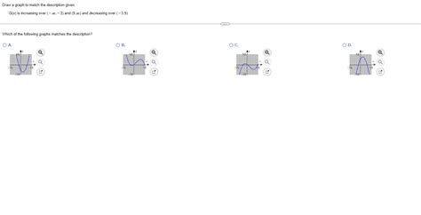 Solved G(x) is increasing over (−∞,−3) and (9,∞) and | Chegg.com