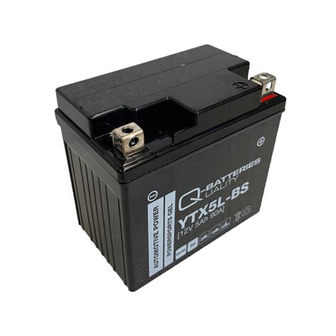 Q Batteries YTX5L BS Gel 12V 5Ah 90A 50412 Motorcycle Battery Garden