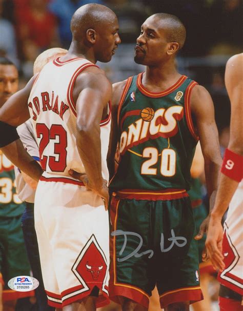 Gary Payton Signed SuperSonics 8x10 Photo PSA Pristine Auction