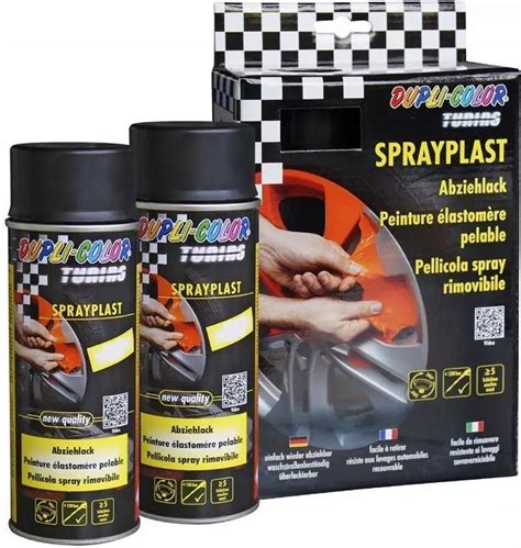 Dupli Color Sprayplast Set Czarny Matowy Guma W Sprayu Duopack Opinie