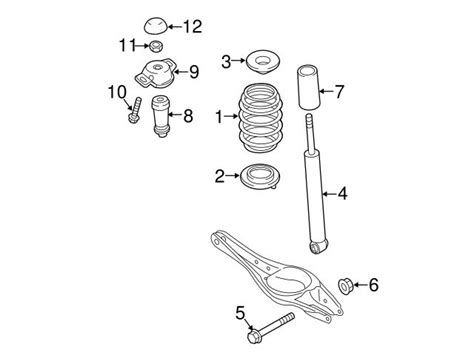 Genuine Vw Audi Qm D Coil Spring Left Right Vw Vw Qm D