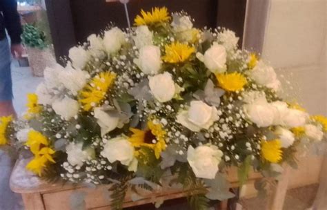 Sympathy Coffin Spray Burgess Florist Durban