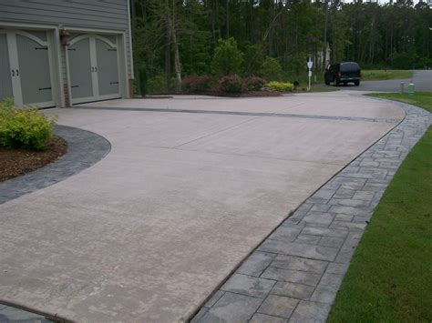 Stamped Concrete Patio Asphalt Driveway Stamped Concrete Driveway