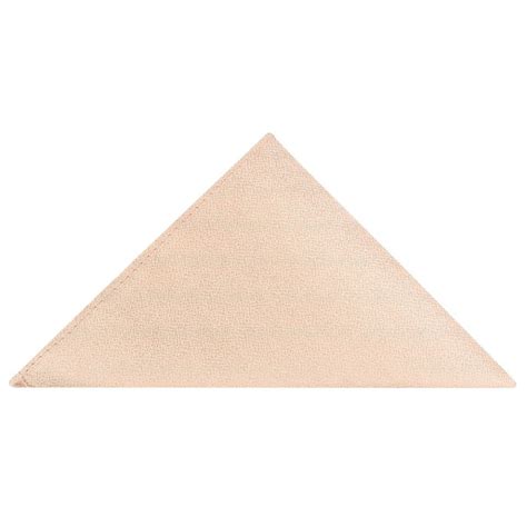 Nude Plain Silk Pocket Square Free Delivery