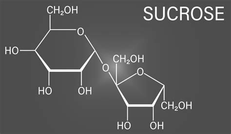 Sucralose Molecule Skeletal Formula Royalty Free Vector