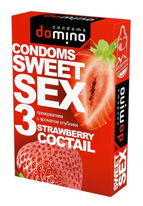 Презервативы для орального секса Domino Sweet Sex с ароматом