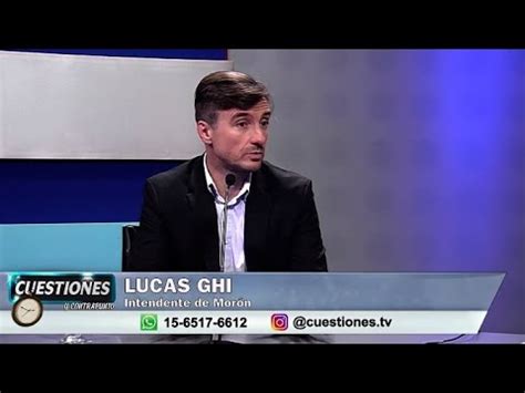 Cuestiones y Contrapunto 1 05 24 Lucas GHI intendente de MORÓN Ruben