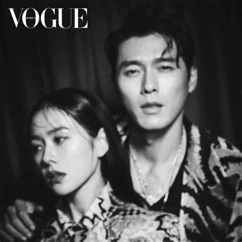 Hyun Bin Son Ye Jin Vogue Papéis De Parede Grátis Conceito De