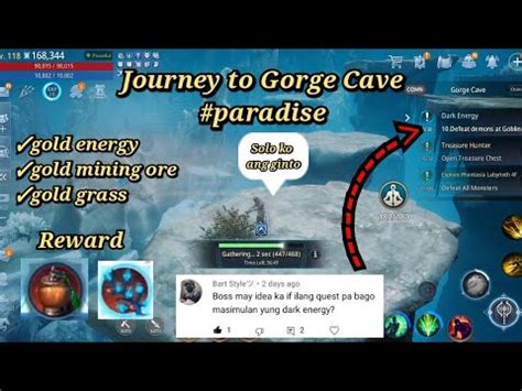 MIR4 JOURNEY TO GORGE CAVE UNLI GOLD GRASS ENERGY AND MINING ORE G