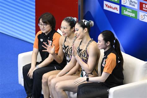 ソロテクニカルで乾がトップで決勝へ デュエットは12位で決勝へ（世界水泳選手権2023福岡大会） ｜ トピックス ｜ 公益財団法人日本水泳連盟