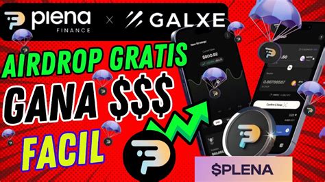 Airdrop Gratis Plena Finance Gana Dolares FÁcil Tareas Sociales