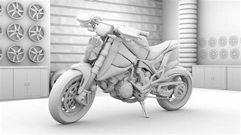 My Another Super Naked Hyper Bike Hardsurface D Model CGTrader