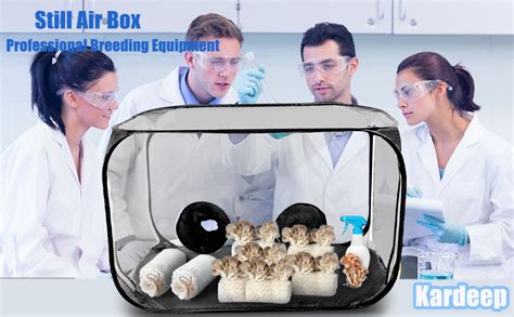 Still Air Box Mushroom Grow Kit Portable Compact Still Air Box Mycology For