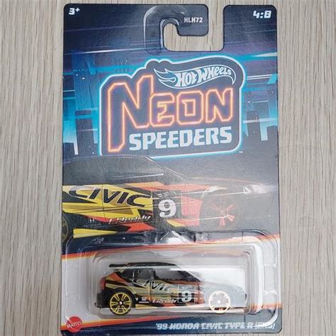 Jual Hotwheels Neon Speeders 99 Honda Civic Type R EK9 Hot Wheels Speeder Kota Semarang