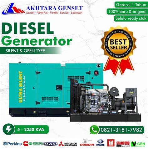 Jual Genset Silent Perkins 20 Kva And 30 Kva Genset 20 Kva Di Lapak