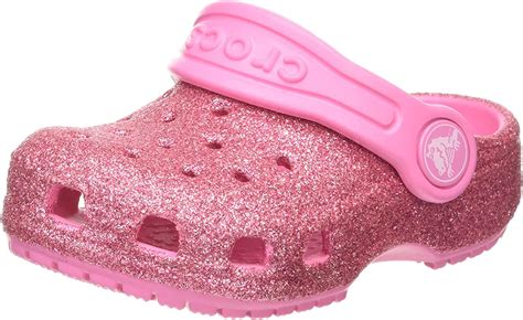 Crocs Toddler And Kids Classic Glitter Clog Sandal Sizes 4 6