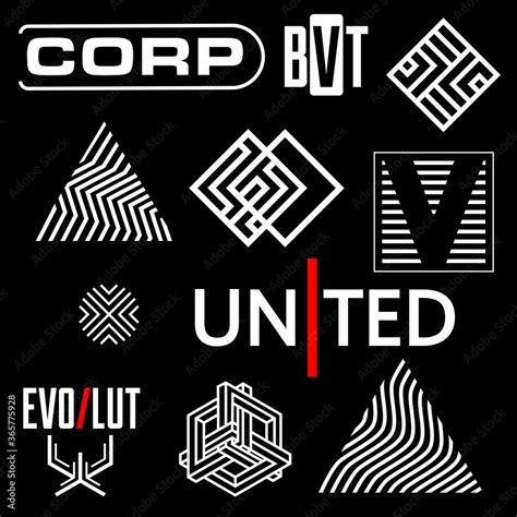 Cyberpunk Elements. Sign and text in Cyberpunk style for cloth and ...